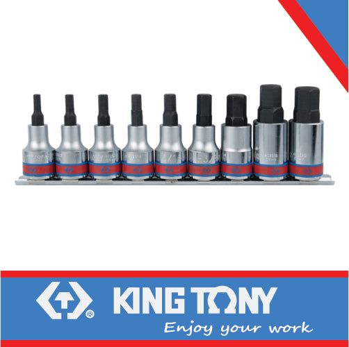 1/2″ HEX BIT SOCKET SET IMPERIAL 9PCS