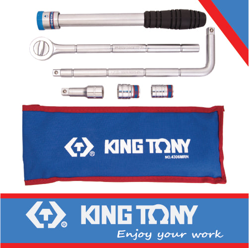 1/2″DR ADJUSTABLE WHEEL WRENCH SET 6PC