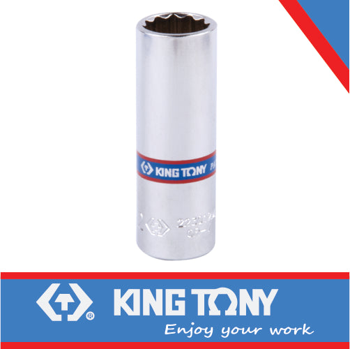 1/4″ DEEP SOCKET 14MM 12PT CHROME