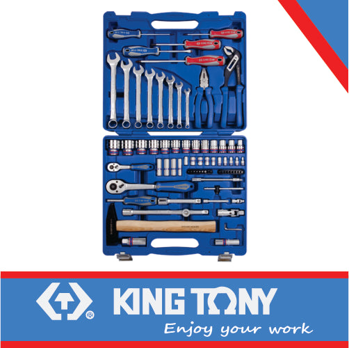 1/4″&1/2″DR. COMB. SOCKET SET 77PC.