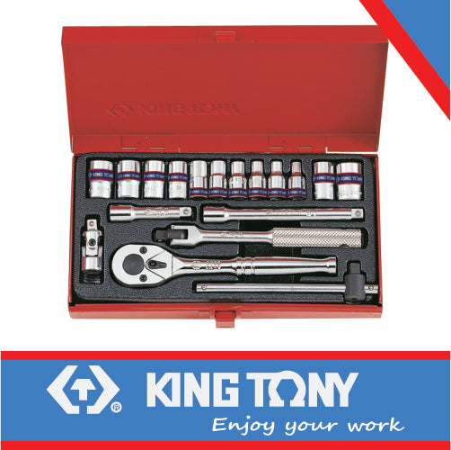 1/4″ SOCKET SET 5/32″-1/2″ 19PC