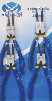 4Pc Circlip Plier Set 180mm