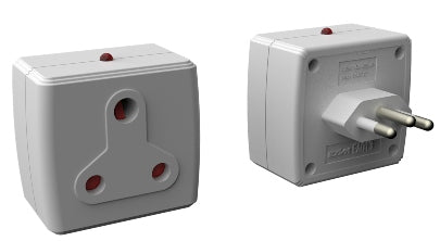 ADAPTOR PLUG 16A TO 3 PIN E/MATE