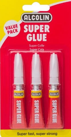 ALCOLIN SUPER GLUE 3x3G VALUE PACK(12)