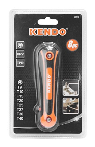 ALLENKEY KENDO  TORX 8PC SET T9-T40