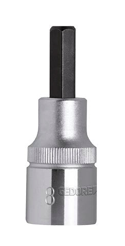 ALLENKEY SOCKET GED RED 1/2" 8MM