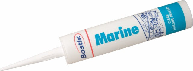 BOSTIK SILICONE MARINE 280ML CLEAR (12))