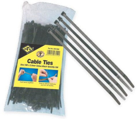CABLETIE HT BLACK 200X4.6MM PK100 T50R