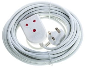 EXTENSION LEAD 16A 10M WHITE E/MATE