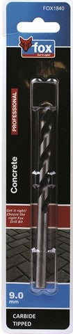 FOX DRILL BIT CONCRETE 9.0MM X 120MM