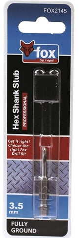 FOX HEX STUB 3.5 X 47MM HSS