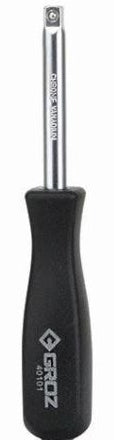 HANDLE SPINNER GROZ 1/4" DRIVE 150MM CRV