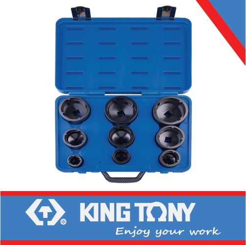 INTERNAL KM LOCKNUT SOCKET SET 9 PIECES