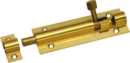 MACKIE BOLT BARREL STR S/BRASS  75MM 1PC