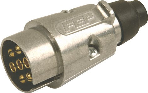 METAL TRAILER PLUG MALE 7PIN