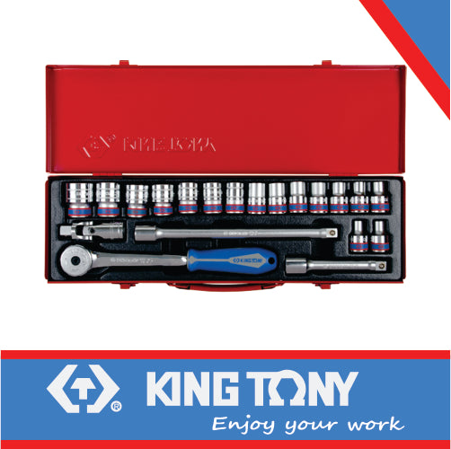 METRIC SOCKET SET 1/2″ 20 PC