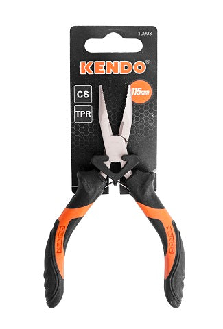 PLIER KENDO MINI LONG NOSE 115MM