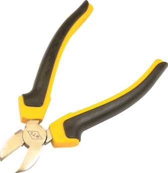 PLIER MTS DIAG CUTTER NP 150MM YEL/BLK