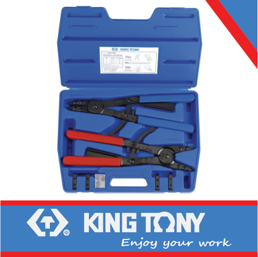 PLIERS CIRCLIP 406MM INTERCHANGEABLE TIPS 11PC