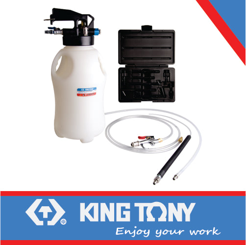 PNEUMATIC OIL EXTRACTOR 10L+8PC. ADAPTER