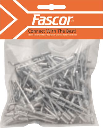 RIVET FASCOR PKT/100 AS4818 4.8X18MM