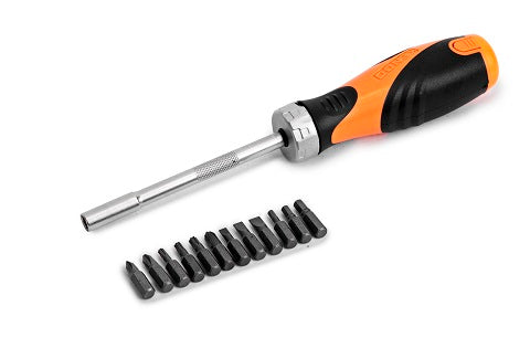 SCREWDRIVER KENDO 12IN1 RATCHET SET