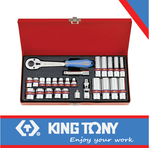 SET SOCKETS 3/8″ 26PC S.A.E.