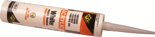 SILICONE MTS ACRYLIC WHITE 260ML (24)