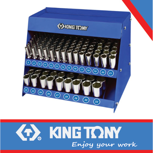 SOCKET DEEP SHELF 165PC