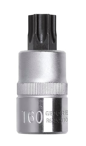SOCKET GED RED DRIVERBIT1/2"TXT40l.55MM