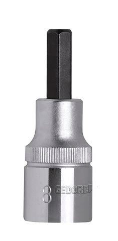 SOCKET GED RED S/B 1/2" HEX 19MM