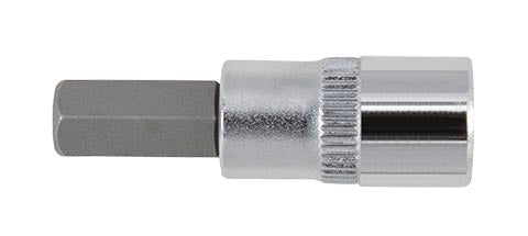SOCKET GED RED S/DRIVER 1/4" 4MM L37MM