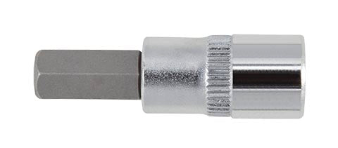 SOCKET GED RED S/DRIVER 1/4" 6MM L37MM
