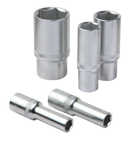 SOCKET HEX LONG GROZ 1/2" DR 18MM CRV