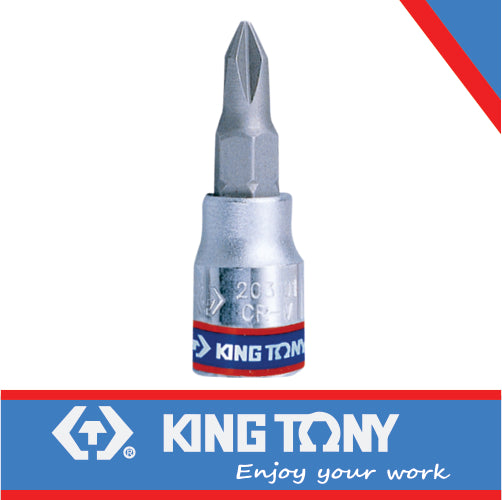 SOCKET PHILLIPS BIT 1/4″ #2