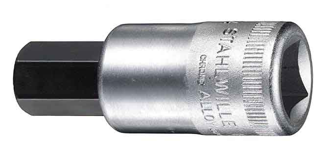 SOCKET S/WILLE A/KEY 1/2DR 54 4MM