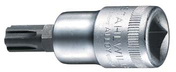 SOCKET S/WILLE SPLINE 1/2DR 54CV- M6