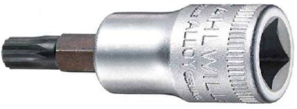 SOCKET S/WILLE TORX 1/2DR 54TX-T25