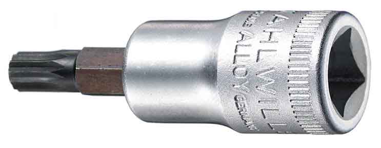 SOCKET S/WILLE TORX 1/4DR 40TX E10
