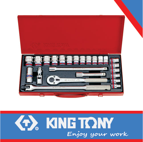 SOCKET SET 1/2″ 24PC  5/16 – 1 1/4″ 12P