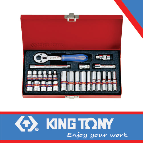 SOCKET SET 1/4″ IMPERIAL STANDARD AND DEEP 26PCS