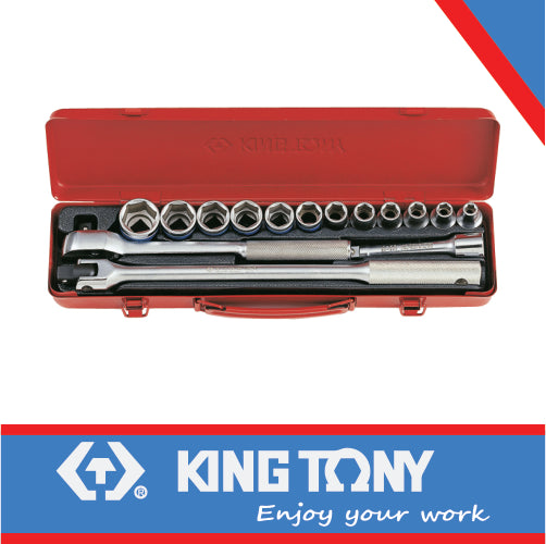 SOCKET SET 15PC 1/2″ 8-27MM 6P