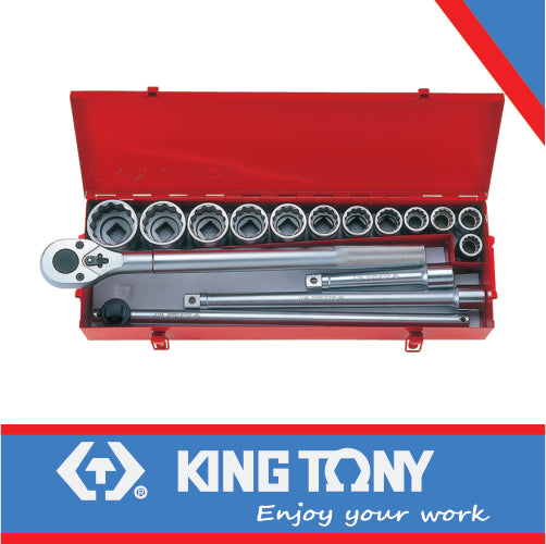 SOCKET SET 16PC 3/4″ 21-50MM 12P