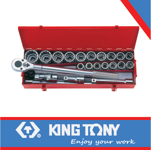 SOCKET SET 21PC 3/4″ 21-50MM 12P