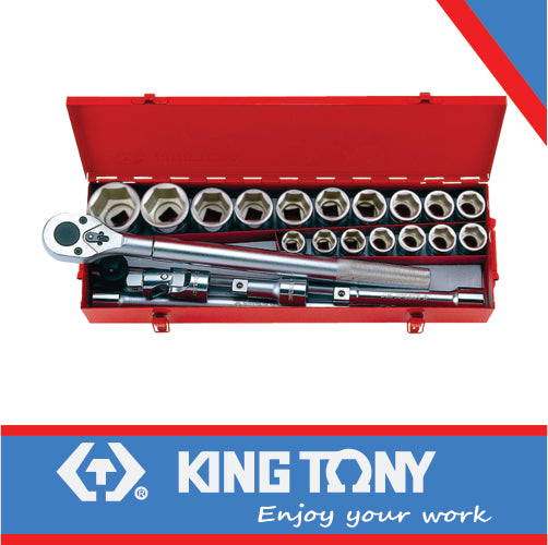 SOCKET SET 21PC 3/4″ 21-50MM 6P