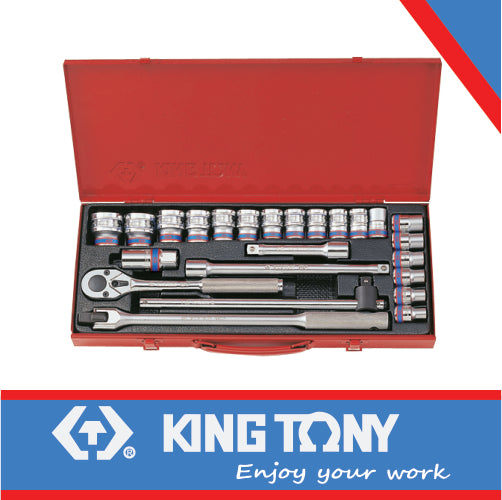 SOCKET SET 24PC 1/2″ 10-32MM 12P