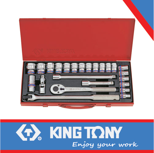 SOCKET SET 24PC 1/2″ 10-32MM 12P