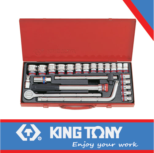 SOCKET SET 24PC 1/2″ 10-32MM 12P