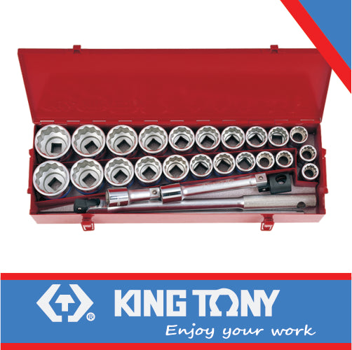 SOCKET SET 26PC 3/4″ COMBINATION METRIC AND S.A.E