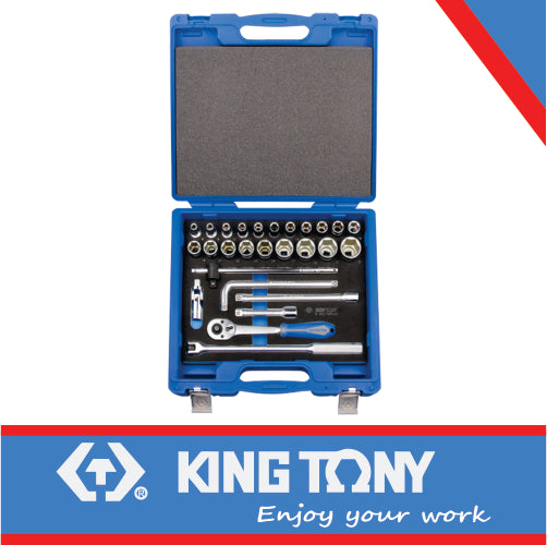 SOCKET SET 27PC 1/2″ 10-32MM EVA FOAM